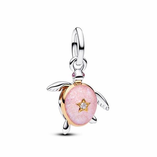 [764432C01] Charm Pandora Colgante Tortuga Marina Rosa Pandora Club 2026 764432C01