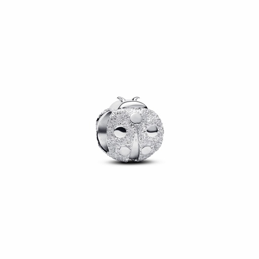 [794527C00] Charm Pandora Mini Mariquita Texturizada Plata 794527C00