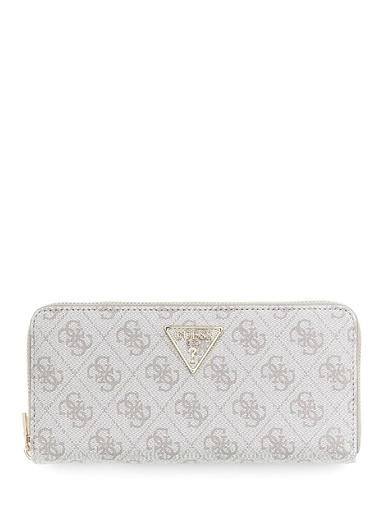 [SG7459146-DKO] Cartera Guess Lauresl II SLG Large Zip Around Gris Claro Logo SWSG7459146-DKO
