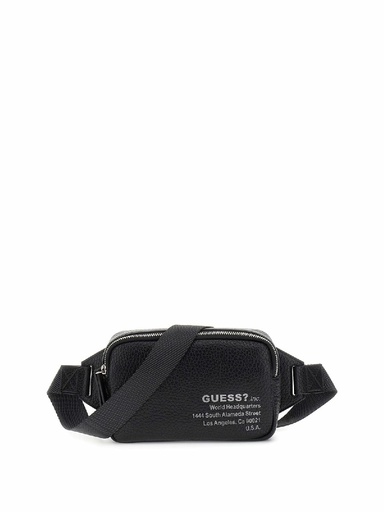 [HMNYLPP5424-BLACK] Riñonera Guess New York Negra HMNYLPP5424-BLACK