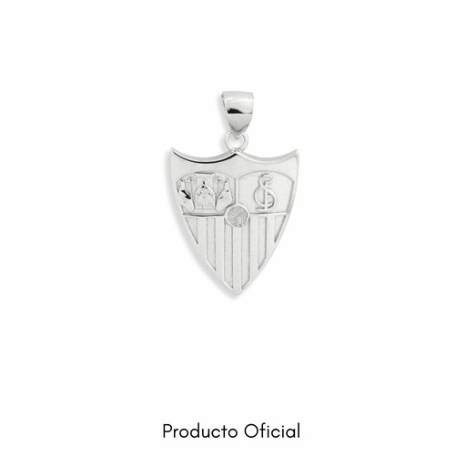 [CJ4001A] Colgante Plata Escudo Sevilla FC CJ4001A