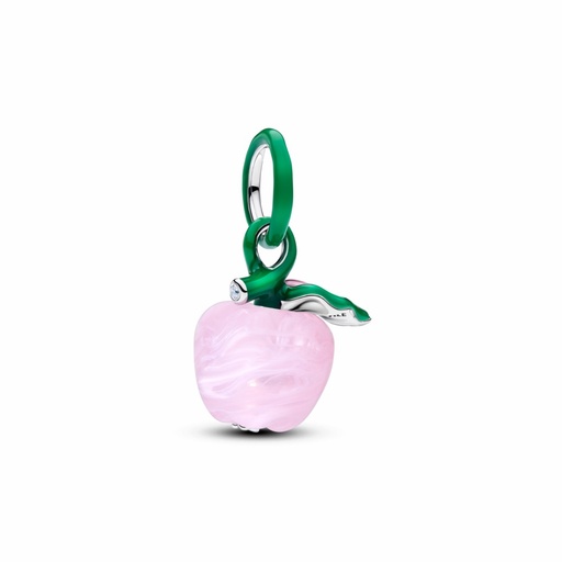 [794485C01] Charm Pandora Colgante Manzana Cristal Murano Rosa 794485C01