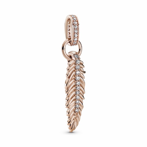 [789550C01] Charm Pandora Rose Colgante Pluma Brillante 789550C01