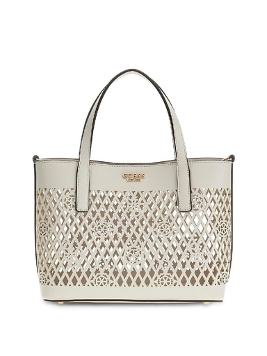[HWPG9911750-OFF] Bolso Guess Letty Shopper Blanco HWPG9911750-OFF