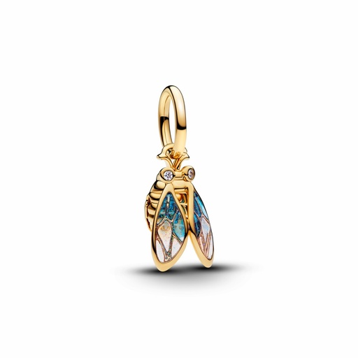 [764490C01] Charm Pandora Colgante Cigarra Dorada 764490C01
