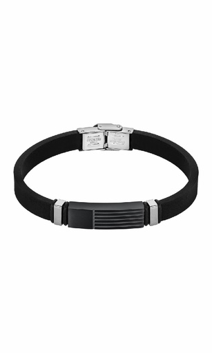 [LS2541-2/2] Pulsera Lotus Style Men Basic Acero Inoxidable Negro Hombre LS2541-2/2