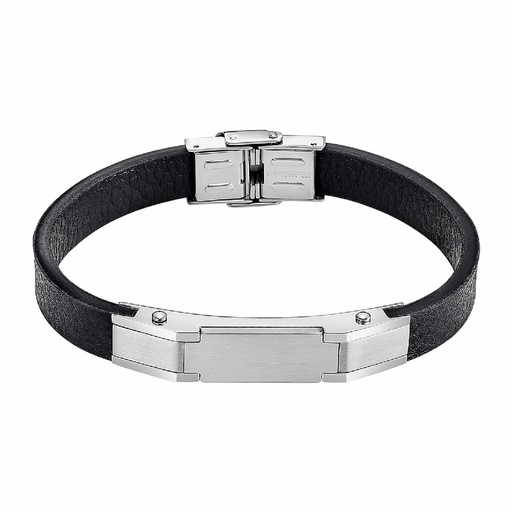 [LS2585-2/1] Pulsera Lotus Style Men In Black Acero Inoxidable Hombre LS2585-2/1