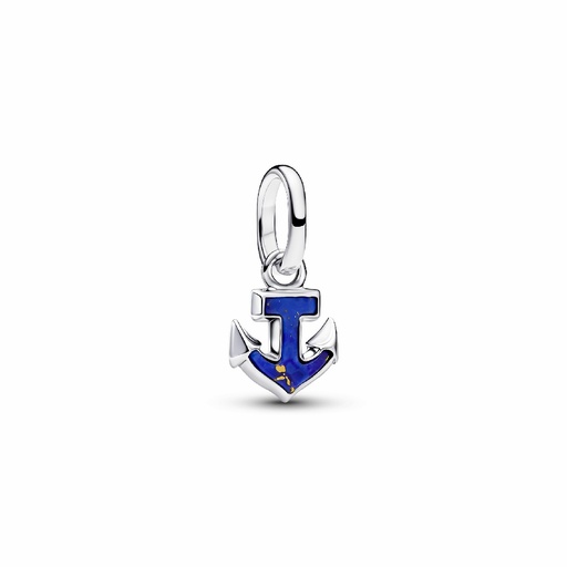 [794610C01] Charm Pandora Colgante Mini Ancla Azul 794610C01