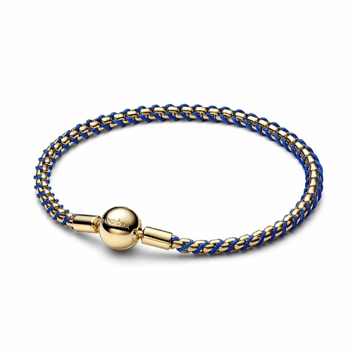 Pulsera Pandora Tela Tejida Azul 5633816C02