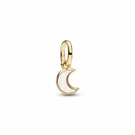 [764614C01] Charm Panodra Mini Colgante Luna Creciente Blanca 764614C01