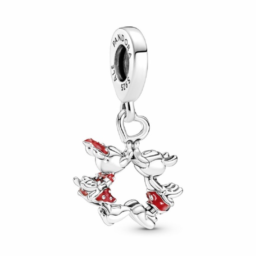 [790075C01] Charm Colgante Pandora Beso de Mickey y Minnie Mouse de Disney