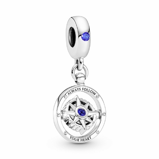 [790099C01] Charm Colgante Pandora Brújula Giratoria