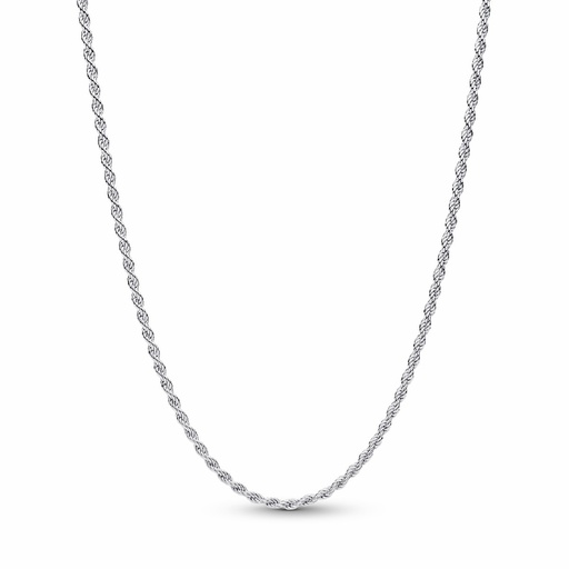 [394687C00-70]  Collar Pandora Cadena Tipo Cordón Plata 394687C00