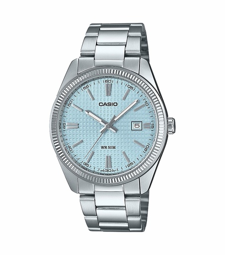 [MTP-1302PE-2AVEF] Reloj Casio Timelles Collection Hombre Acero Inox Espera Azul MTP-1302PE-2AVEF