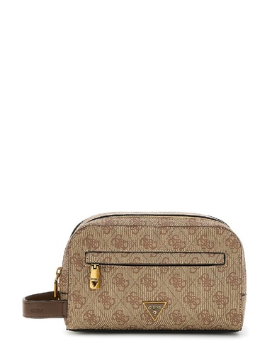 [PMMILOP5461-BBO] Bolso Guess Milano Small Necessaire Marrón PMMILOP5461-BBO