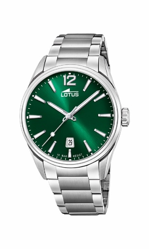 [18692/4] Reloj Lotus Minimalist Hombre Acero y Esfera Verde 18692/4