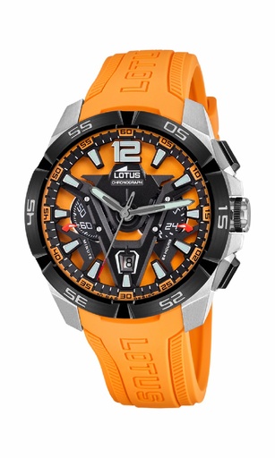 [18944/3] Reloj Lotus Vortex Hombre Silicona Naranja 18944/3