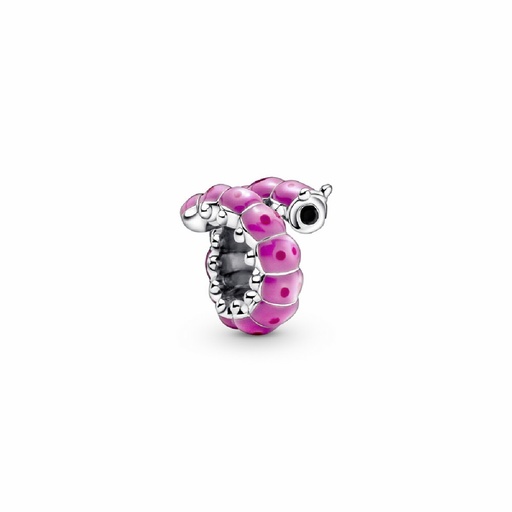 [790762C01] Charm Pandora Oruga Rizada 790762C01