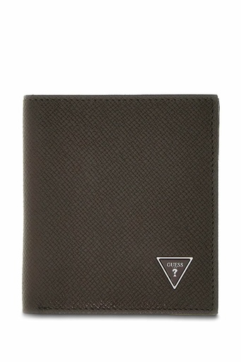 [SMMISBLEA22-DOG] Cartera Guess Milalno Bifold Hombre Gris Oscuro SMMISBLEA22-DOG