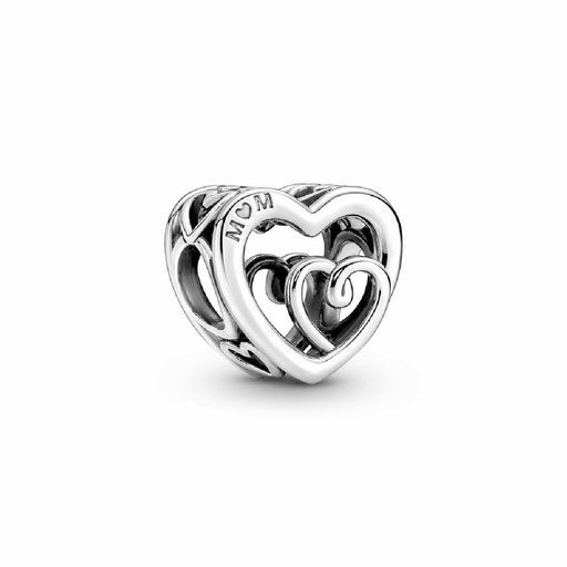 [790800C00] Charm Pandora Corazones Infinitos Entrelazados Mamá 790800C00