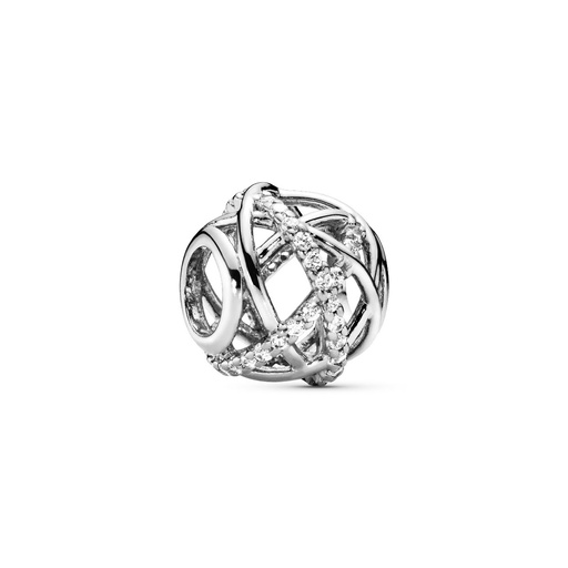 [791388CZ] charm pandora openwork galaxia