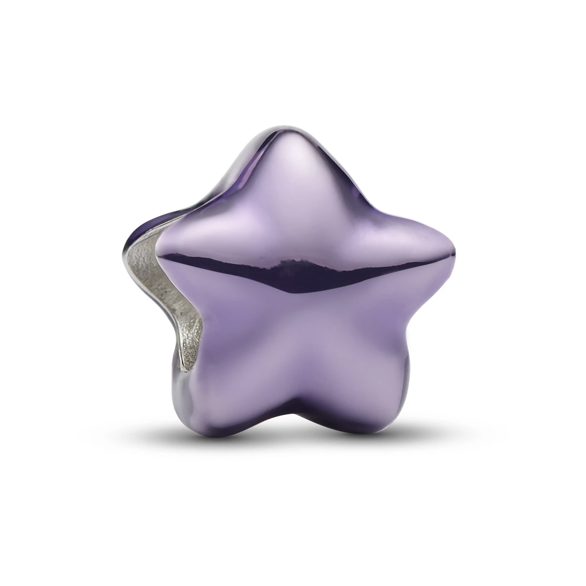 [794813C01] Charm Mini en plata de ley Estrella Morada