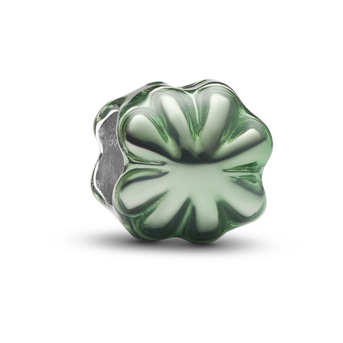 [794817C01] Charm Mini en plata de ley Trébol Verde