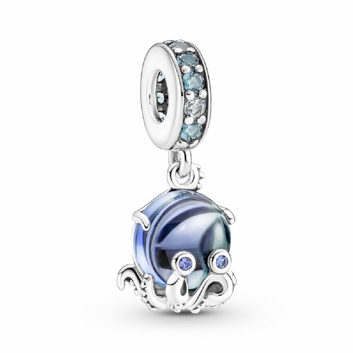 [791694C01] Charm Pandora Colgante Pulpo Cristal Murano 791694C01