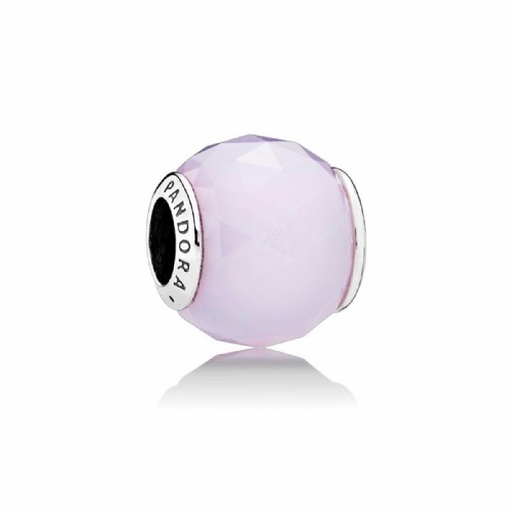 [791722NOP] Charm Pandora facetado geométrico rosa opalescente