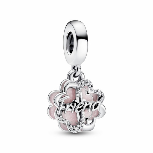 [792245C01] Charm colgante Pandora Trébol Cuatro Hojas de la Amistad