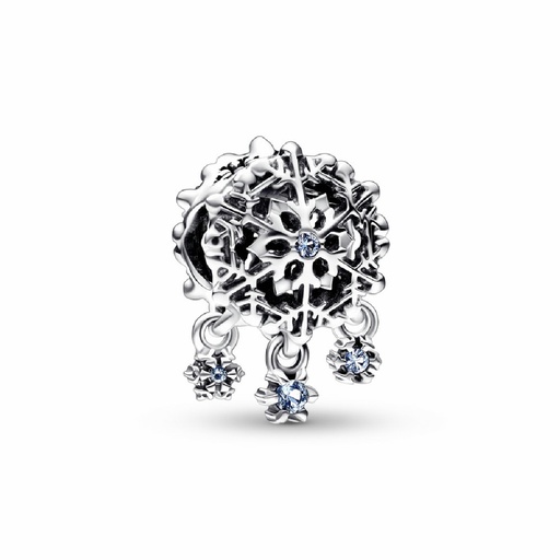 [792367C01] Charm Pandora Gota Copo de nieve
