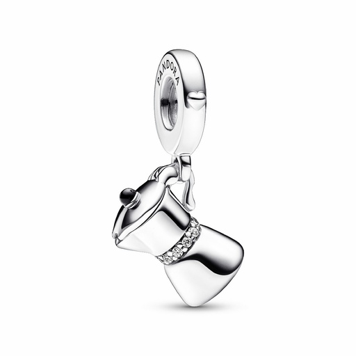 [792679C01] Charm colgante Pandora Cafetera Moka