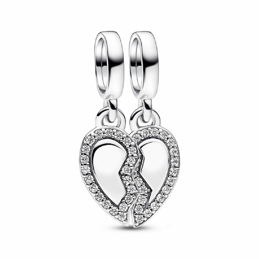[792743C01] Charm colgante Pandora Corazón divisible Amistad circonitas