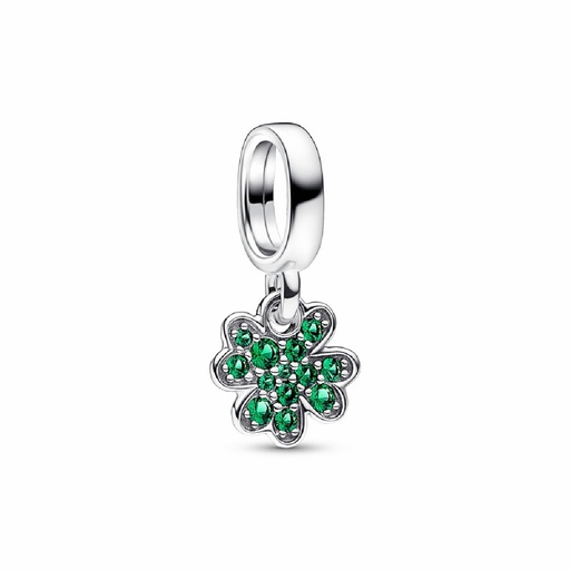 [792751C01] Charm colgante Pandora Trébol de Cuatro Hojas circonitas verdes