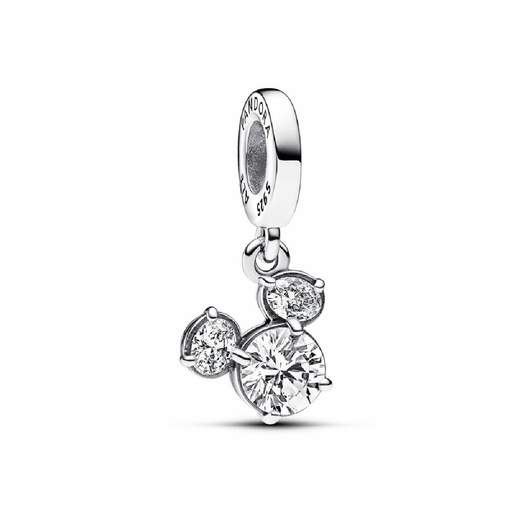 [793031C01] Charm colgante Pandora Silueta cabeza brillante de Mickey Mouse de Disney