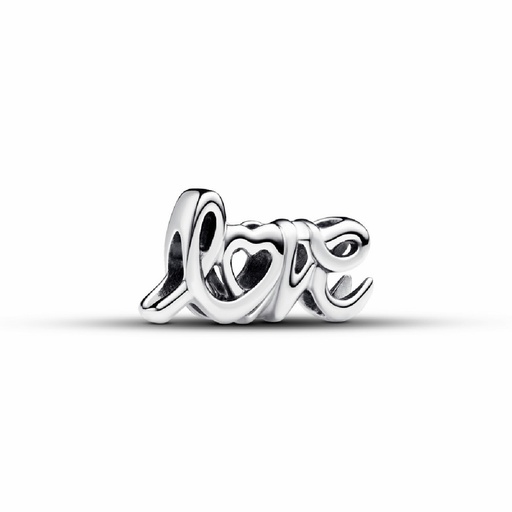 [793055C00] Charm Pandora Love Escrito a mano