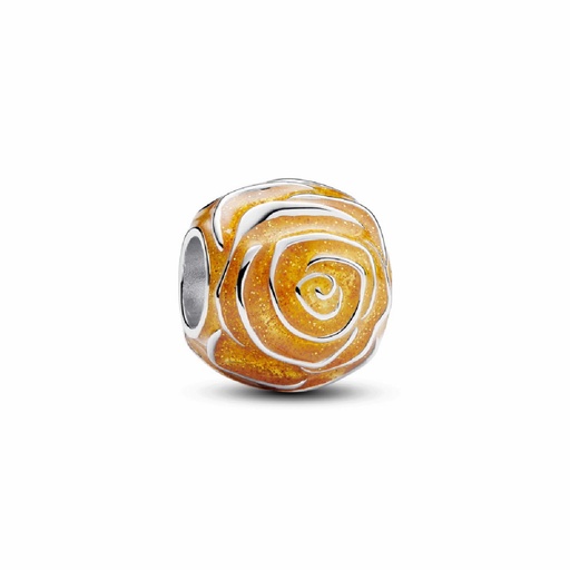 [793212C02] Charm Pandora Rosa Amarilla en flor