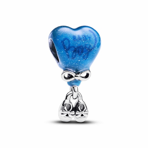 [793239C01] Charm Pandora Revelación Niño Globo Azul Cambia de Color