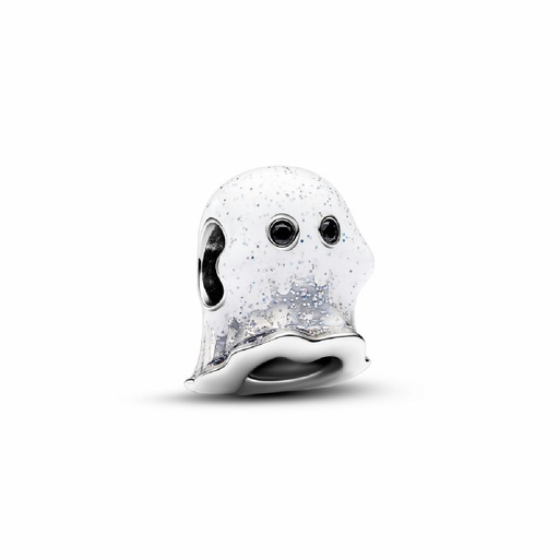 [793404C01] Charm Pandora Fantasma Boo que Brilla en la Oscuridad