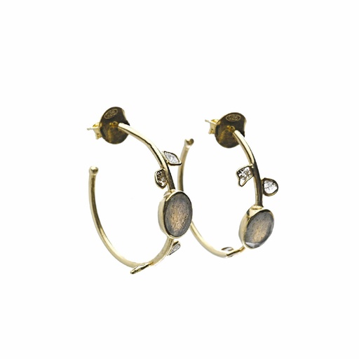 [163A0330] Pendientes Salvatore Aros Florales