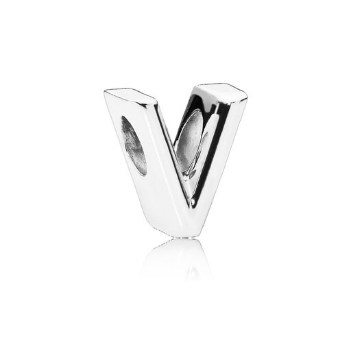[797476] Charm Pandora Letra V 797476