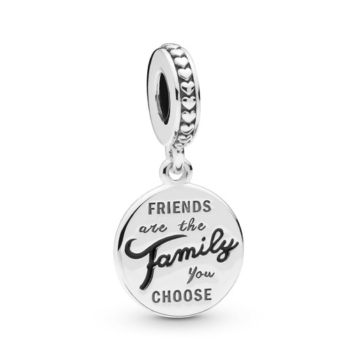 [798124EN16] Charm Pandora Colgante Los Amigos son Familia 798124EN16