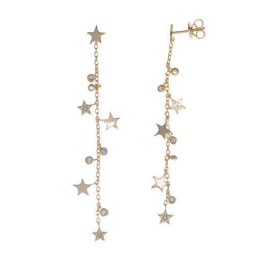 [164A0063] Pendientes Salvatore Cascada de Estrellas 164A0063