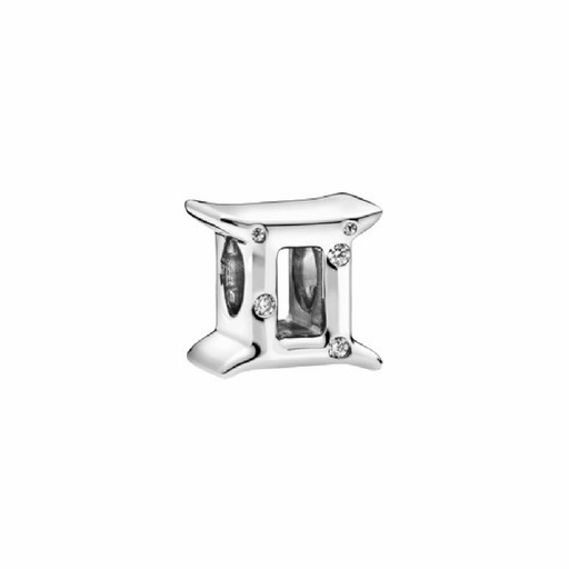 [798428C01] Charm Pandora Signo Zodiaco Géminis circonitas transparentes 798428C01