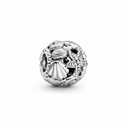 [798950C00] Charm Pandora Estrella lde Mar, Conchas y Corazones Filigrana