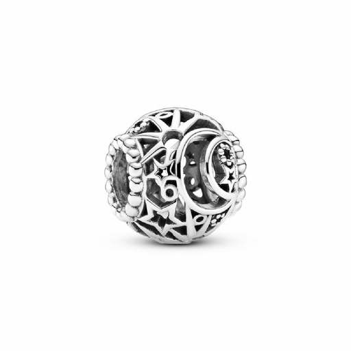 [799183C00] Charm Pandora en Filigrana Sol, Estrellas y Luna 799183C00