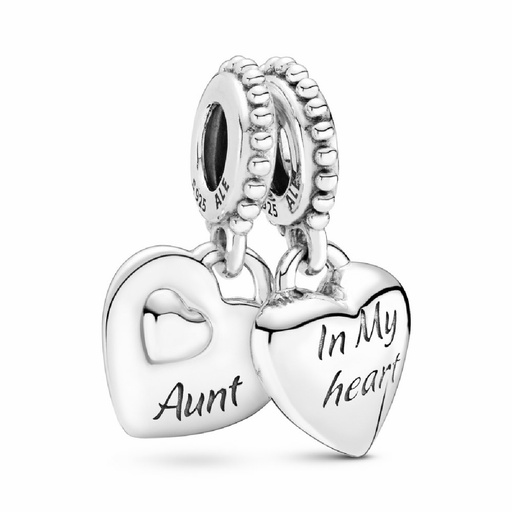 [799188C00] Charm Colgante Pandora Doble Tía y Sobrina