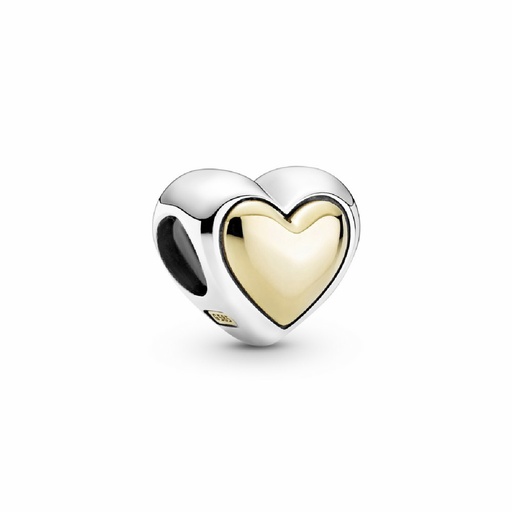 [799415C00] Charm Pandora Corazón Cúpula Dorada