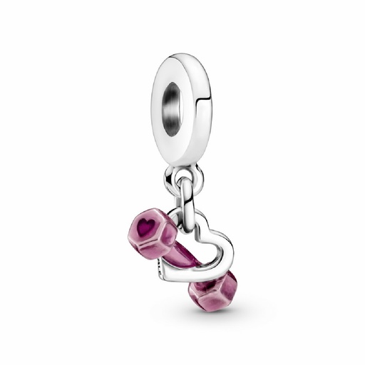 [799545C01] Charm Pandora Mancuerna & Corazón
