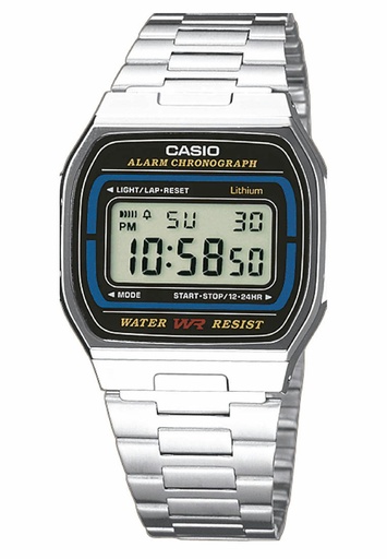 [A163WA-1QES] Reloj Casio Vintage Unisex Acero A163WA-1QES